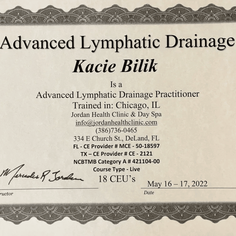 lymphatic drainage massage in mount pleasant